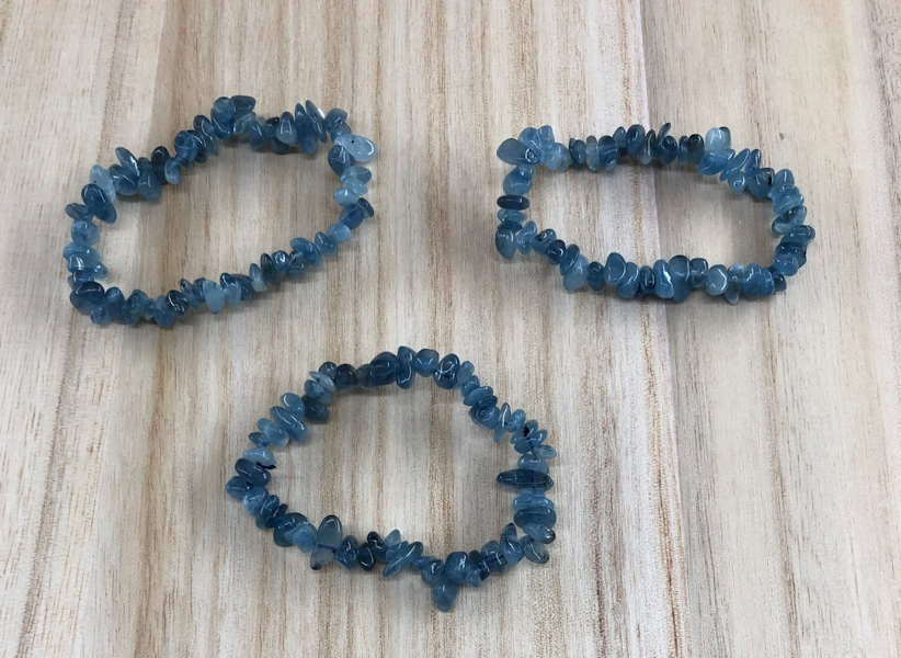 Pulsera chip Aguamarina